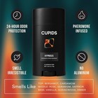 Cupids Hypnosis Deodorant For Men     Aluminum-free  Natural  Pheromone-infused  V