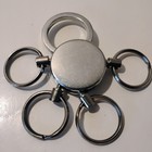 Harley-davidson Classic Bar   Shield Logo Spinner Key Chain - Black orange