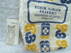 20 Vintage Manuka Wood Buttons From New Zealand   Papatoetoe Pharmacy Paper Bag