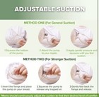 Manual Breast Pump For Breastfeeding  Silicone  Clear 4oz 100ml