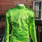 Western Shirt  Pleasure  Rodeo  Leadline  Lime   Girls- Xs S M L Xl  New