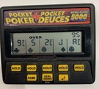 Radica Pocket Poker Deuces 5000 Model 1314 Handheld Electronic Game Tested Works