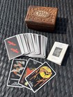 1998 Crows Magick Tarot Card Deck Linda Marks Us Games Systems With Wooden Case