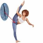 Women Open Crotch Pants Hidden Zipper Outdoor Jeans Sport Clubwear Skin Trousers