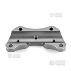 Cnc Handlebar Riser 1  Top Clamp   Bushings Kit For Harley Touring Road King 97 