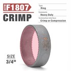 Iwiss 3 4-inch Pex Pipe Crimp Copper Rings  Skid-proof  F1807 Standard-50pcs