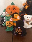 11 Ty Beanie Babies Mini Halloween Lot  1
