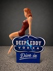 Large Statue Of Deep Eddy Vodka  betty  In A Swimsuit