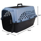 Petmate Two Door Pet Kennel 24  Dog Crate Cat Carrier Top   Front Loading