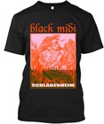 New  Popular Black Midi Schlagenheim English Music Vintage T-shirt Size S-4xl