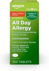Amazon Basic Care 24 Hour Allergy Relief Cetirizine Hydrochloride Tablets 10 Mg