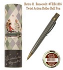Retro 51 Metalsmith Series  vrr-1335 Roosevelt Acid Etched Rollerball Pen