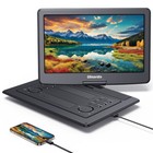 16  15  Portable Dvd Player Blu-ray Optional Swivel Screen Usb Hdmi W  Battery