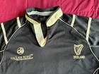 Adult Small- Original Live For Rugby  Ireland Black National Team Jersey
