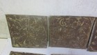 8 Antique  Victorian Tin Ceiling Tiles 6 X 6  Assorted Rustic Patterns   