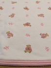 Ralph Lauren Baby Premium Girls Pink Reversible Bear Printed Blanket 28    X 32   