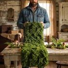Fake Moss Mat Artificial Moss Roll 12  X 71 cloud Soft Feel Moss Table Runner Fo