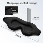 3d Sleep Eye Mask For Side Sleeper Men Women  Zero Eye Pressure Relax Rest Mask