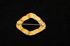 Antique Victorian Arts And Crafts Art Nouveau Shawl Brooch Pin