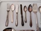 Silverplate Silverware Lot 16 Assorted Spoons Forks Community Vermon Stevens  