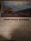 1969 Centennial Union Pacific Railroad Wall Calendar With Fogg Art Vintage Train