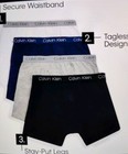 Boys Calvin Klein Boxer Briefs 4-pack Size Small 6 7