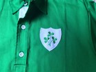 Mint Mens Toffs Ireland Irish Rugby Long Sleeve Green Cotton Large L
