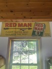 Vintage Red Man Chewing Tobacco Sign  