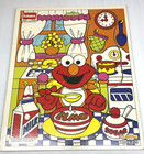 Sesame Street Bert Ernie Elmo Wooden Puzzles Playskool Vintage 1970s Lot Of 3