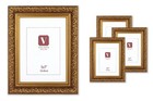 Ornate Gold Silver Antique Picture Frame Set Of 4 Baroque Style Classic Frames