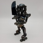 Predator Scrap Metal Sculpture Recycled Parts Art Figure Statue Nuts Bolts Set