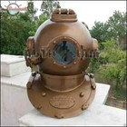 Antique Us Navy Helmet Full Size Divers Diving Helmet Marine Deep Sea Scuba Base