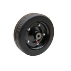 10  X 3 25  Finish Mower Wheel Solid Molded Tire W  Bushings - Fits 5 8  Axle