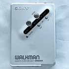Sony Wm-ex677 1999 Silver Walkman Vintage Cassette Player Made In Japan Tested