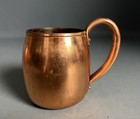 Vintage West Bend Copper Mugs Set Of 4 Stamped Solid Copper Wb