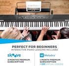 Recital     88 Key Digital Piano Keyboard With Semi Weighted Keys  2x20w Speakers 