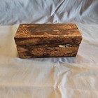 Antique Brass Scale Calibration Balance Weight Set In Grams W Vintage Wooden Box