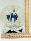 Vintage 1992 Celestial Sun Moon Wizard Snow Globe  Music Box 