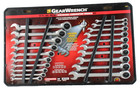 New Gearwrench 20 Piece Sae   Metric Ratcheting Combination Wrench Set Msrp  194