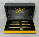 Cross 14k Gold 3-piece Set  Selectip   Ballpoint Pens  Pencil  Refills  Box