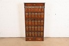 Antique Arts   Crafts Oak 30-drawer File Cabinet  Circa 1900