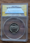 Anacs Ms63   1983-p  Double Struck Jefferson  Nickel 2nd Strike 95  Off Center