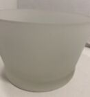 Sale Vtg Frosted Indiana Glass Holly Berry Ice Bucket snack candy Bowl