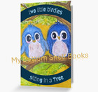 Digital  Two Little Birdies Sitting In A Tree Greeting Cards Mbsb-printing Req d