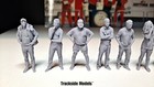1 32 Scale Slot Car Track Figures - Group 3 - Set Of 10 - Scalextric Carrera Scx
