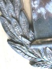 3 Unused Vintage Wreath Decoration Plaque Springfield Metallic Casket Co 6 1 2 