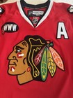2007-2008 Official Blackhawks Home Reebok Jersey With Www Wirtz Patch   Alt  Cap