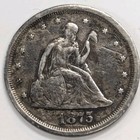 1875-s Twenty Cent Piece- Nice Type Coin- T259