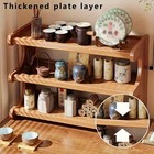 3-tier Standing Spice Rack Kitchen Bathroom Counter Top Storage Organizer Shelf