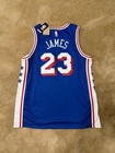 Lebron James  23 Philadelphia 76ers Blue Basketball Jersey 2026 Men s Size S New
